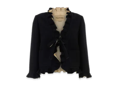 Valentino Women's Boucle Blazer "Black"