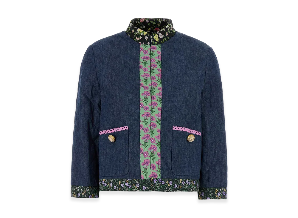 Valentino Women's Chambray Blazer "Light Blue"