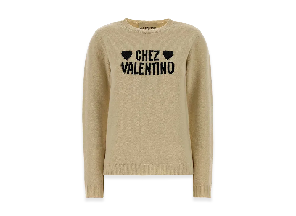 Valentino Women's Wool Sweater "Beige"