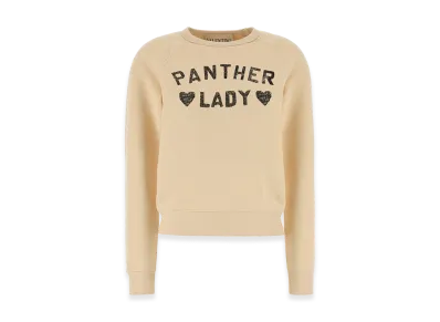 Valentino Women's Cotton Sweatshirt "Cream/Yellow"