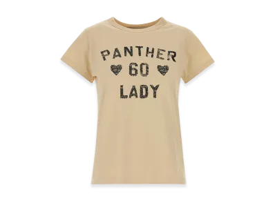 Valentino Women's Cotton T-Shirt "Cream/Yellow"