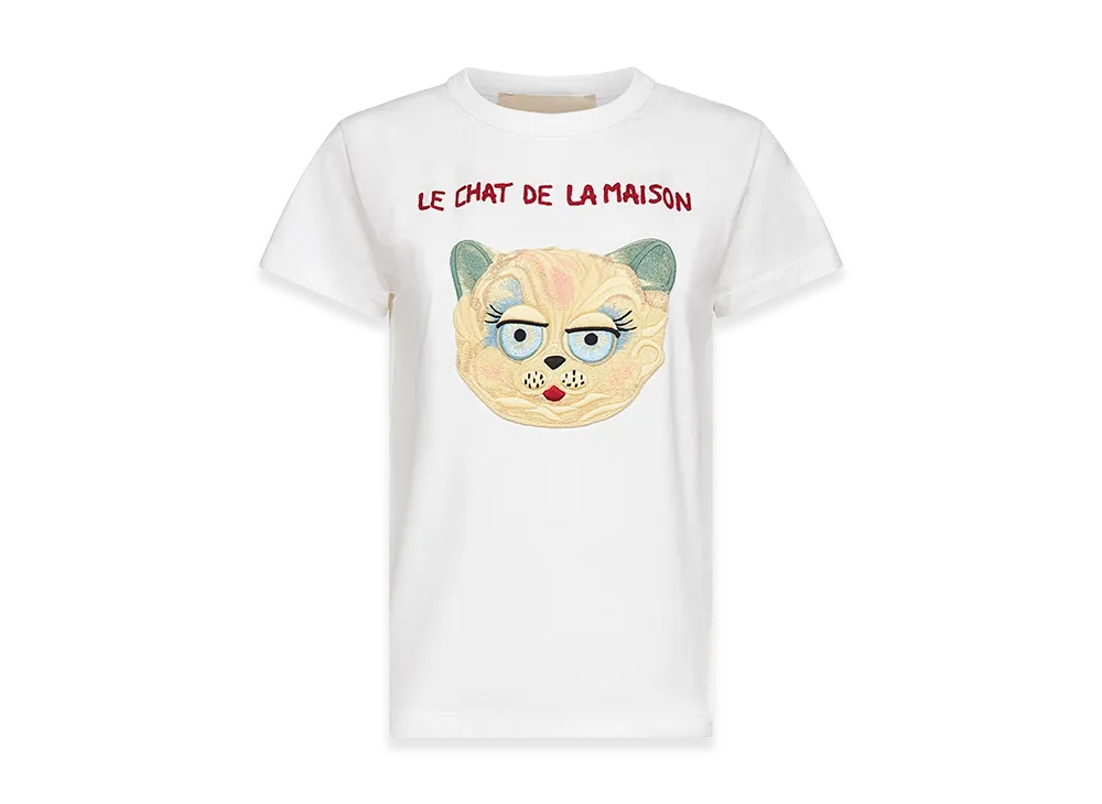 Valentino Women's Silk T-Shirt "White"