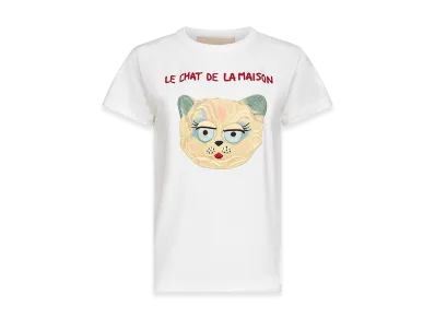 Valentino Women's Silk T-Shirt "White"