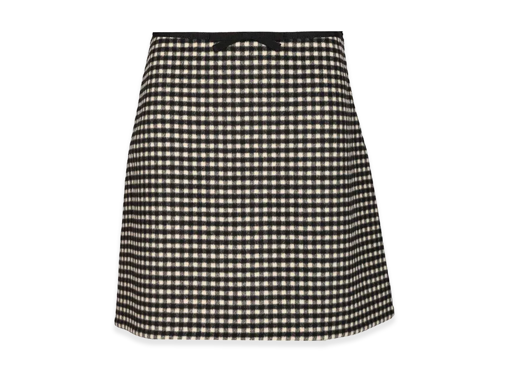 Valentino Women's Wool And Cashmere Mini Skirt "Multicolor"