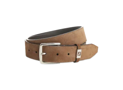 FENDI Suede FF Belt "Brown"