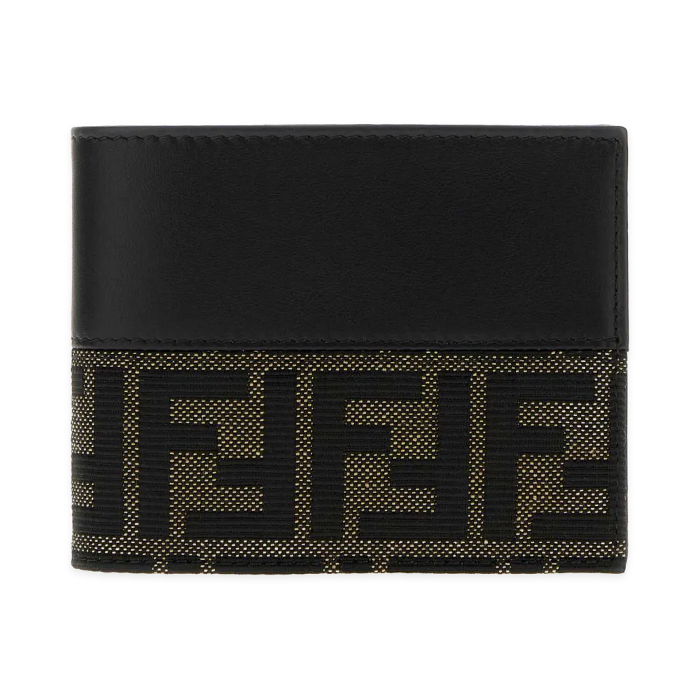 FENDI Wallet "Nero/Tabacco Moro"