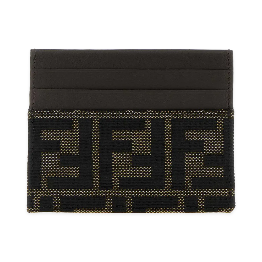 FENDI Card Case "Tab Mr/Ebano"