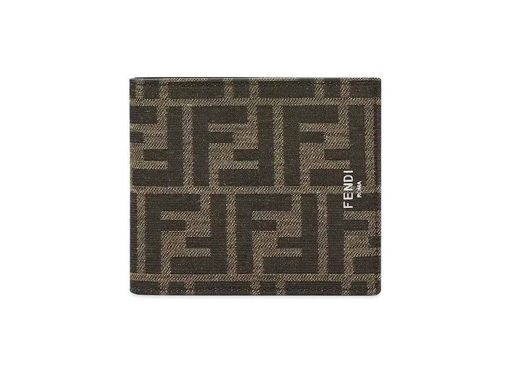 FENDI FF Jacquard Wallet "Brown"