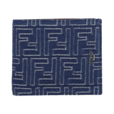FENDI Wallets "Blue/Gray"