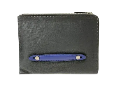 FENDI Serelia Clutch Bag "Dark Gray"