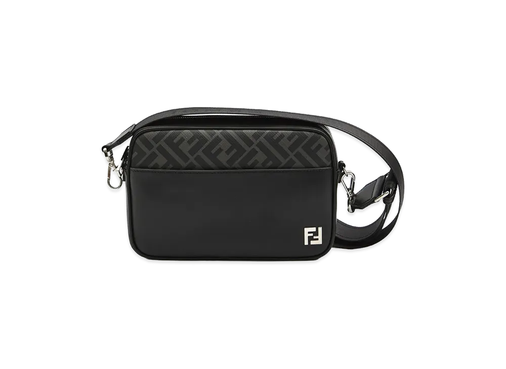 FENDI amera Case Squared FF Shoulder Bag "Black"