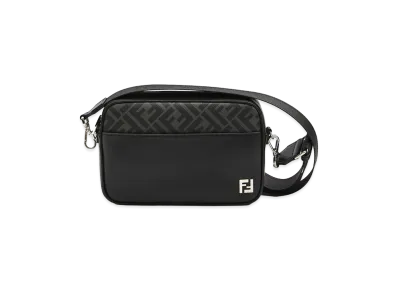 FENDI amera Case Squared FF Shoulder Bag "Black"