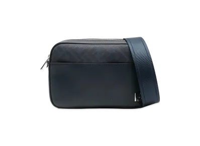 FENDI Leather Camera Case Crossbody Bag "Midnight Blue"