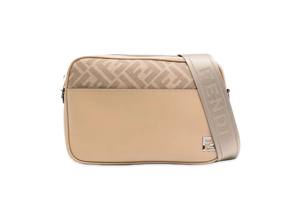 FENDI Camera Case Squared FF "Beige"