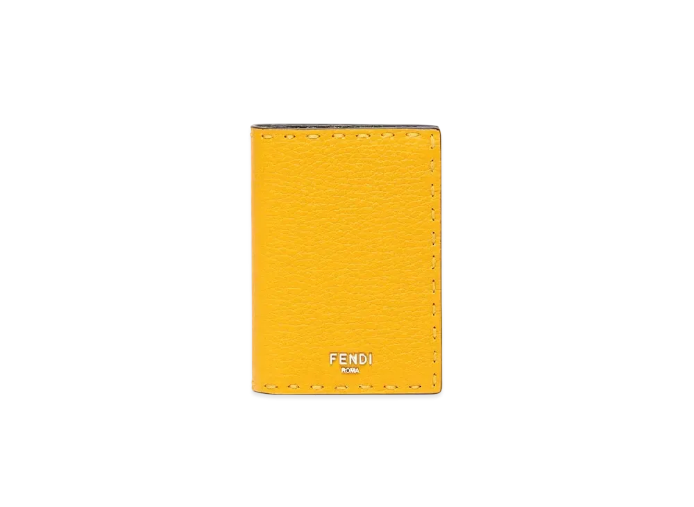 FENDI Card Holder Selleria "Yellow"