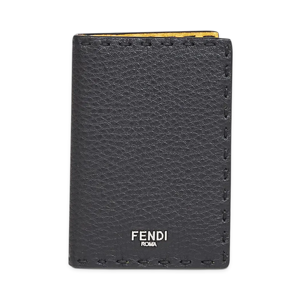 FENDI Wallets "Nero/Sunflower"