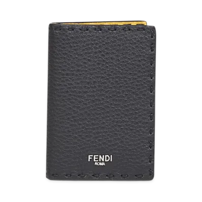 FENDI Wallets "Nero/Sunflower"