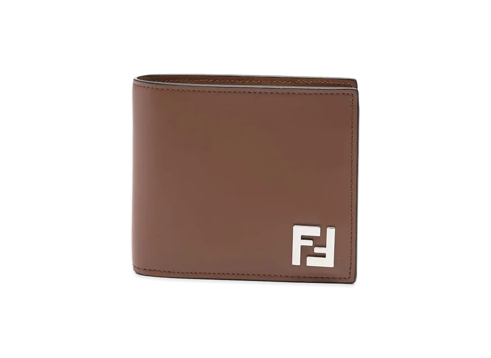 FENDI Bifold Squared FF Wallet "Brown"