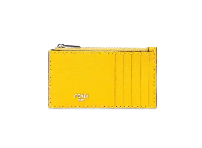 FENDI Card Holder Selleria "Yellow"