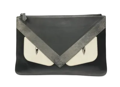 FENDI Bugs Bag Clutch Bag "Black"
