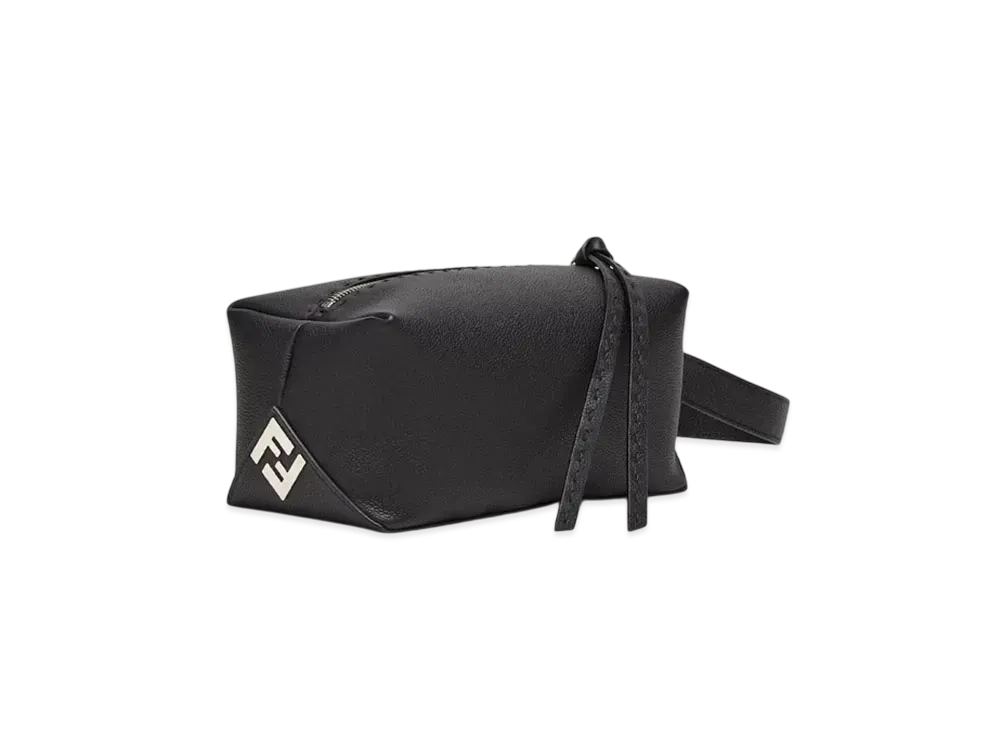 FENDI Roma Leather Toiletry Case "Black"