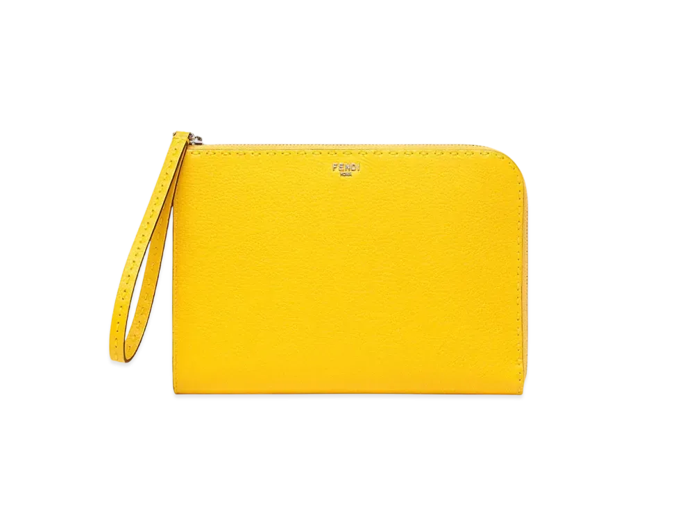 FENDI Small Selleria Pouch "Yellow"