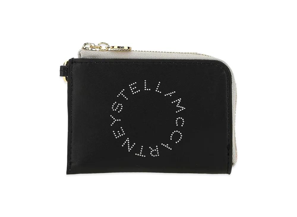 STELLA McCARTNEY Women's Two-Tone Alter Mat Card Holder "Black"