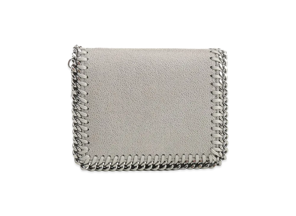 STELLA McCARTNEY Women's Falabella Bi-Fold Wallet "Gray"
