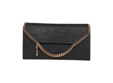 STELLA McCARTNEY Women's Falabella Continental Wallet "Black"