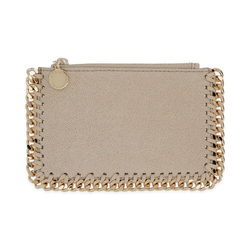 STELLA McCARTNEY Women's Falabella Card Holder "Beige"