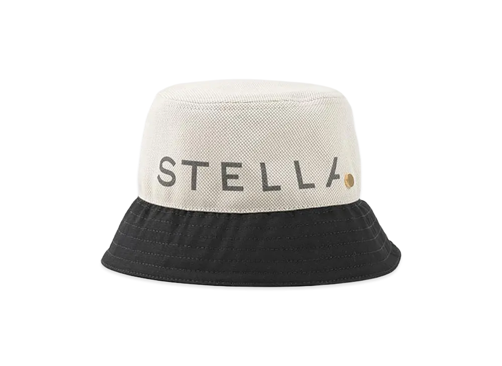 STELLA McCARTNEY Women's Bucket Hat "Beige/Black"