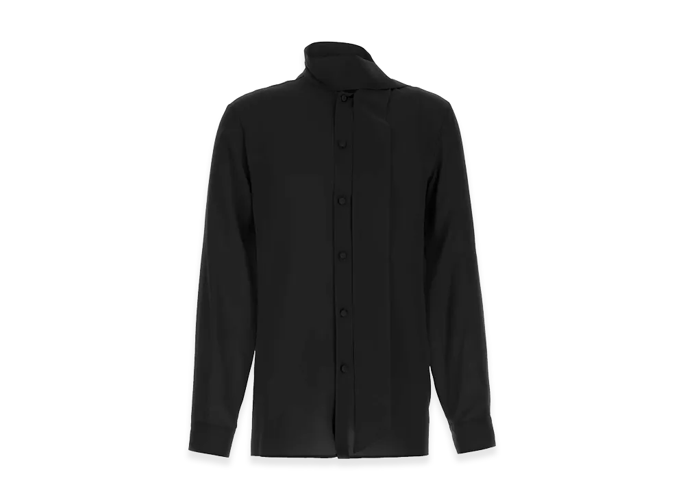 Valentino Crepe Shirt "Black"