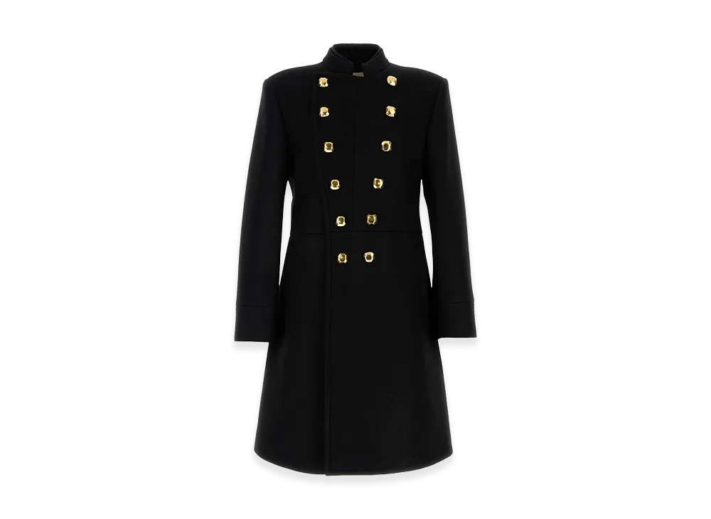 Valentino Wool Blend Coat "Black"