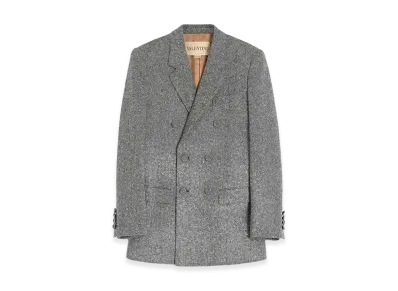 Valentino Double-Breasted Jacket "Gray"
