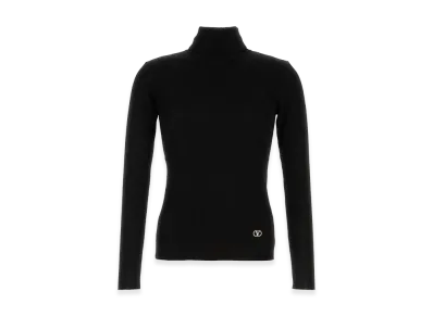 Valentino Viscose Sweater "Black"