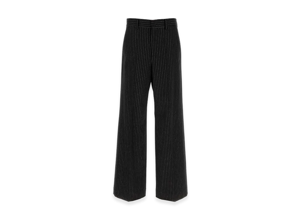 Valentino Embroidered Wool Blend Pant "Stripped"