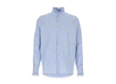Valentino Embroidered Poplin Shirt "Stripped"