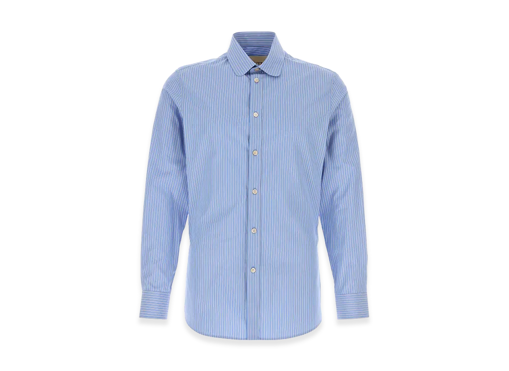 Valentino Embroidered Poplin Shirt "Stripped"