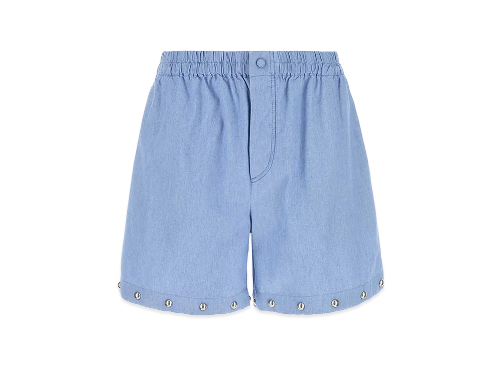 Valentino Denim Bermuda Shorts "Light Blue"
