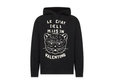 Valentino "Le Chat De La Maison" Hoodie "Black"