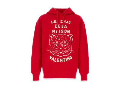 Valentino Cotton Sweatshirt "Red"
