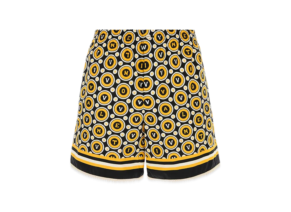 Valentino Poplin Bermuda Shorts "Printed"