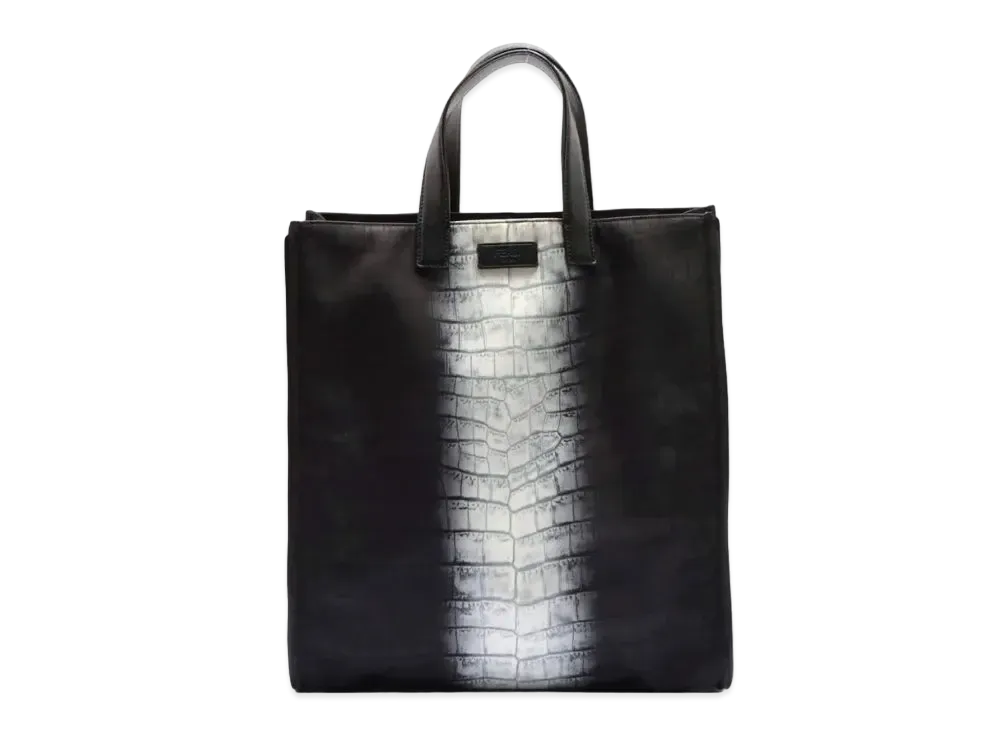 FENDI Leather Tote Bag "Black"