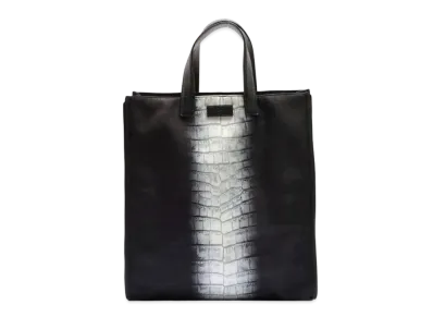 FENDI Leather Tote Bag "Black"