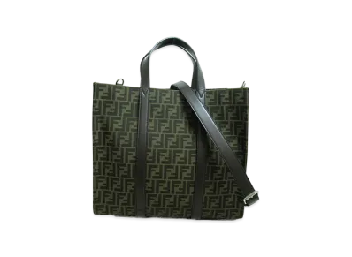 FENDI Zucca Tote Bag "Brown"