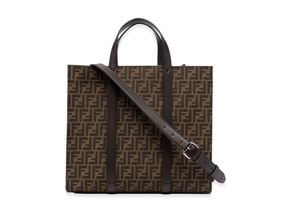 FENDI Women's FF Shopping Bag "Brown"