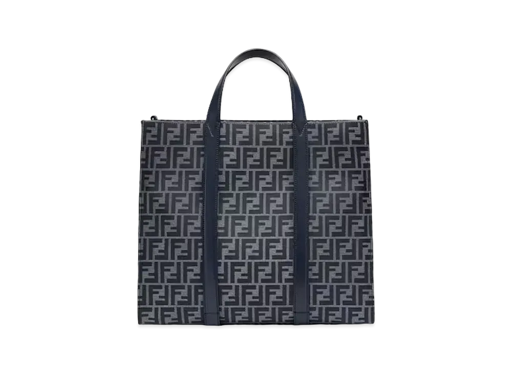 FENDI FF Jacquard Shopper "Blue"