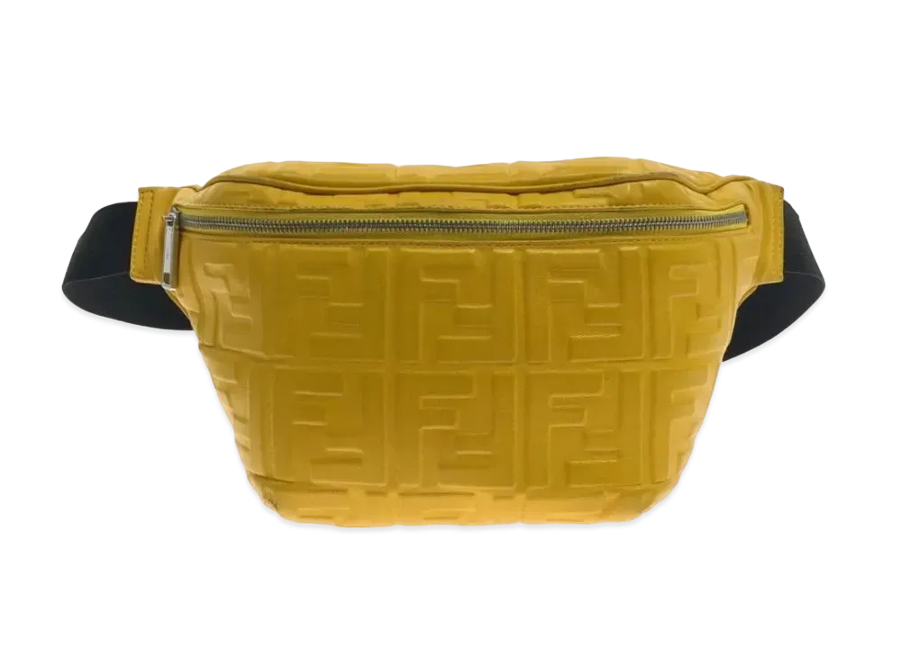 FENDI Zukka Waist Pouch "Yellow"