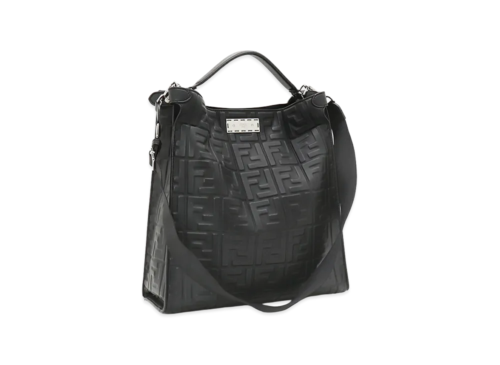 FENDI Peekaboo X-Lite Handbag (with shoulder strap) "Nero"