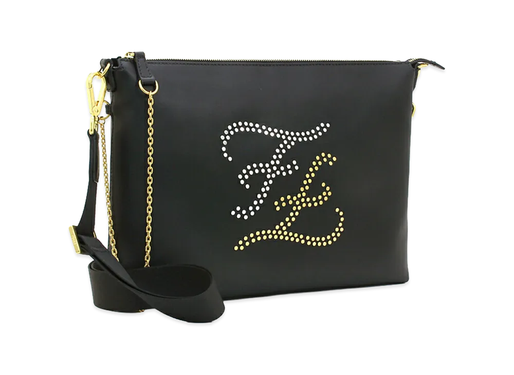 FENDI Women's Shoulder Bag Medium Messenger "Nero"